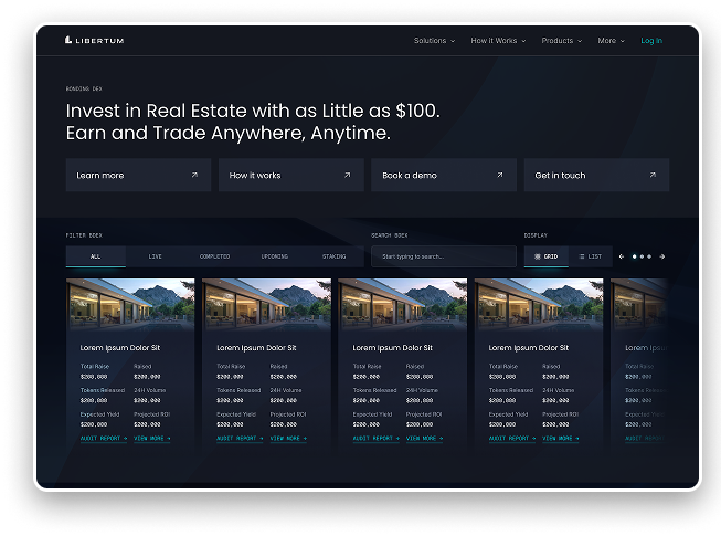 Real-World Asset Bonding Exchange