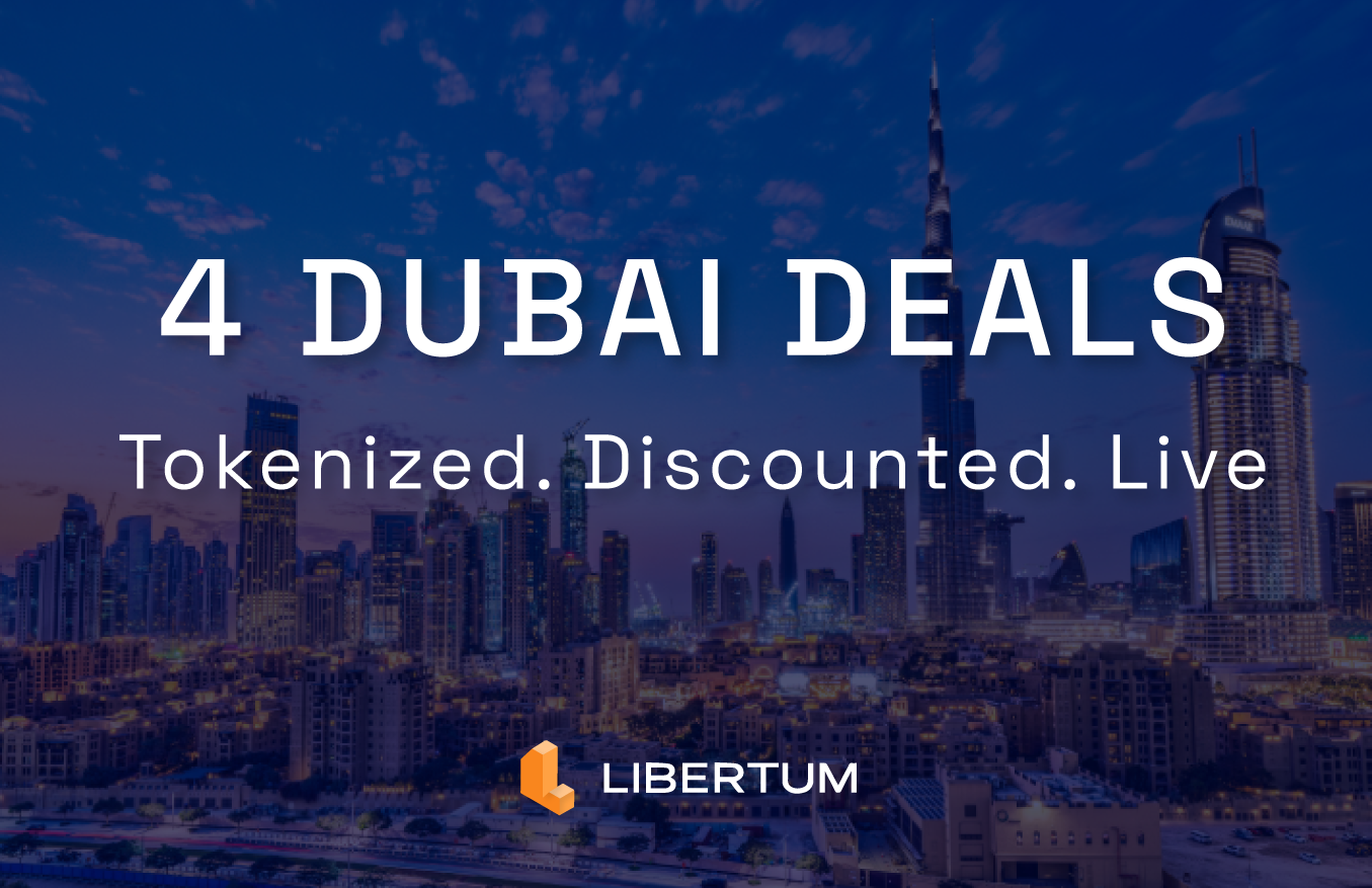 Access Premium Dubai Properties On-Chain: 4 New Tokenized Assets on Libertum
